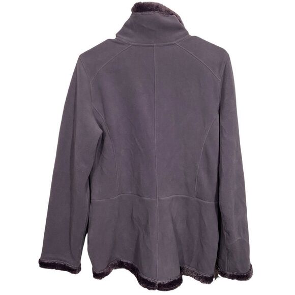 Athleta Taupe Funnel Neck Cold Weather Jacket - Picture 2 of 3